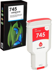 745 Red Ink Cartridge 745XL 300-ml (F9K06A) Ink Remanufactured Replacement for DesignJet HD Pro MFP Z2600 Z5600 Postscript Printers Ink Cartridge (1Pack)