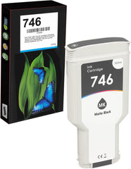 746 Matte Black Ink Cartridge 300ml (P2V83A) 746XL Ink Replacement for 746 DesignJet 746 Z6 Z9+ Large Format Plotter Printer Cartridge Ink (1 Pack)