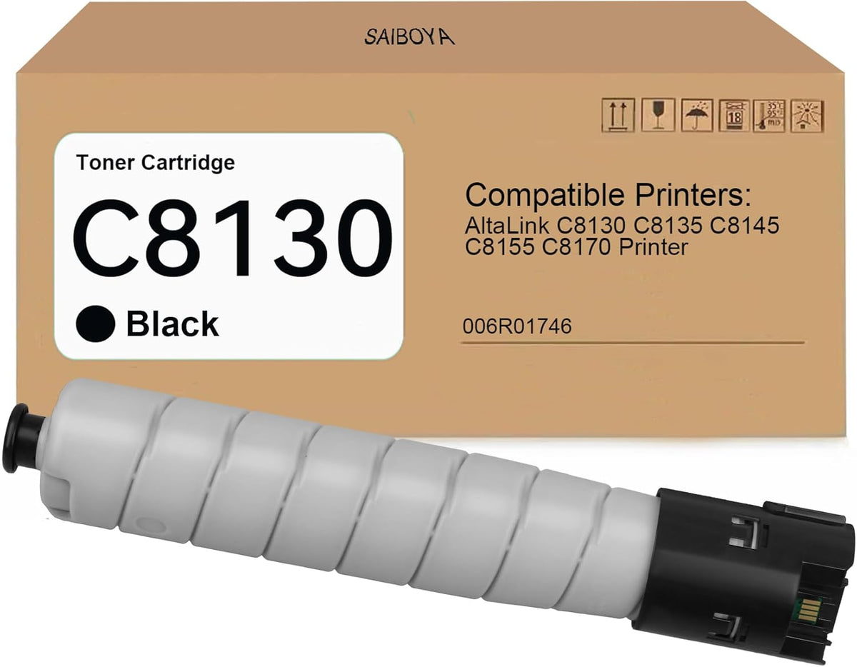 C8130 Toner Cartridge Remanufactured Replacement for AltaLink C8130 C8135 C8145 C8155 C8170 006R01746 Black Toner 36000 Pages-1 Pack