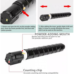 Compatible Black Toner Cartridge Replacement for Canon GPR66 GPR-66 for ImageRUNNER Advance DX 3926i 3935i 3930i 3926 3935 3930 Printer (GPR 66)